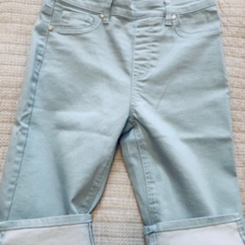 DG2 Stretch Light Seafoam Blue Bermuda Shorts